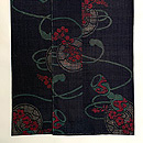 鼓文様の結城縮