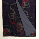 鼓文様の結城縮