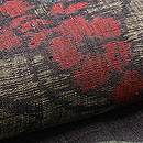 鼓文様の結城縮