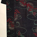 鼓文様の結城縮