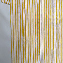 レモンイエロー縞の錦紗袷