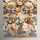 花車文様の色留袖