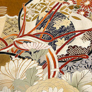 花車文様の色留袖