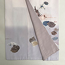 白地貝尽くし文様付下