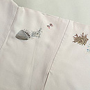 白地貝尽くし文様付下