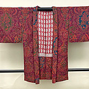 ラズベリー色カシミール羽織　正面