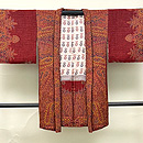 ぶどう色カシミール羽織　正面