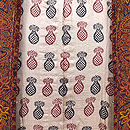 ぶどう色カシミール羽織　羽裏