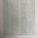 白緑地に常盤色、鴨の羽色の縞紬袷