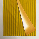 山下めゆ作 黄八丈袷着物