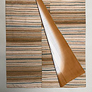 手書き横縞ぜんまい紬