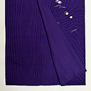 木目染に吹き寄せ刺繍付け訪問着