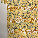 菜ばな段縞文様絞りに型絵染付下