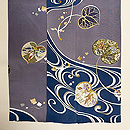 光琳水に双葉葵の五ツ紋訪問着