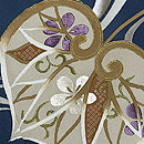 光琳水に双葉葵の五ツ紋訪問着