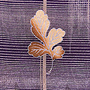 深紫色菊の葉紋様羽織