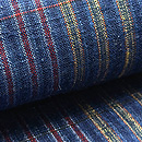 多色縦縞の飯田紬