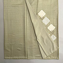 紗綾型に踏み石文様の付下