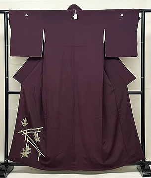 橋掛文様の付下