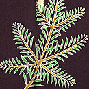 橋掛文様の付下