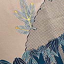 雪輪取りに松竹文様の訪問着 田畑喜八作