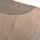 雪輪取りに松竹文様の訪問着 田畑喜八作