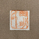 雪輪取りに松竹文様の訪問着 田畑喜八作