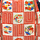 四季の花文様の道行　羽裏