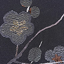 梅の古木文刺繍の絵羽織　質感・風合