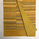 志村ふくみ作 「茶 べんがら縞」