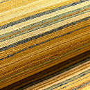 志村ふくみ作 「茶 べんがら縞」