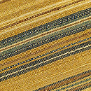 志村ふくみ作 「茶 べんがら縞」