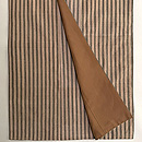 縦大小縞の本場結城紬