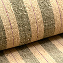 縦大小縞の本場結城紬