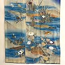 四季花鳥文様曙染めの色留袖