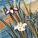 四季花鳥文様曙染めの色留袖