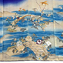 四季花鳥文様曙染めの色留袖