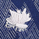 野草に桜文様の散歩着