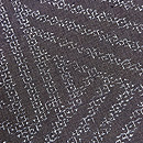 幾何学文様本場結城紬