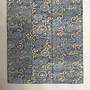 菊唐草文様長板中型縮緬着物