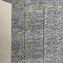 菊唐草文様長板中型縮緬着物