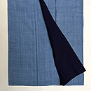 浦野理一作 縹色色無地着物