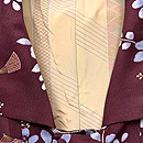 辻が花模様の被布コート 羽裏