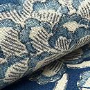 藍型染めの半巾帯　質感・風合