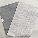 越後上布縞の名古屋帯　帯裏