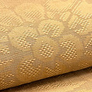 菊の文絽丸帯　質感・風合