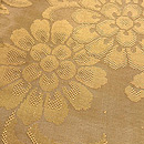 菊の文絽丸帯　質感・風合