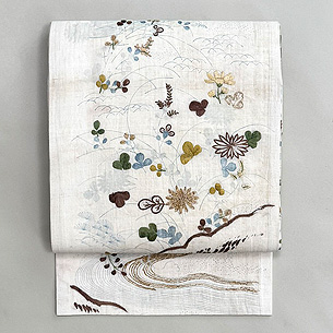 茶屋辻帷子崩しの名古屋帯