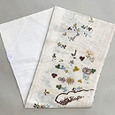 茶屋辻帷子崩しの名古屋帯　帯裏