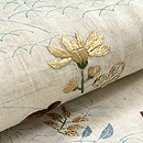 茶屋辻帷子崩しの名古屋帯　質感・風合